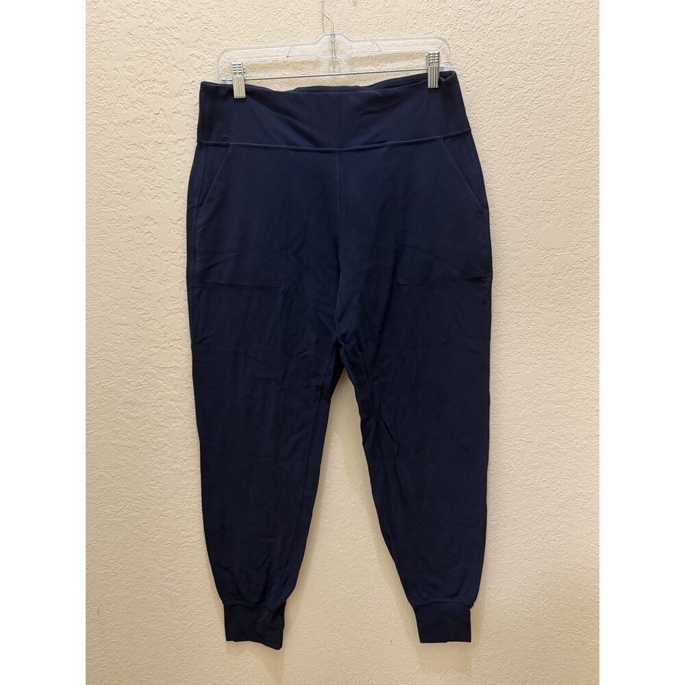 Lululemon Align High Rise Jogger Pants True Navy Blue Pockets Sz L 10 12